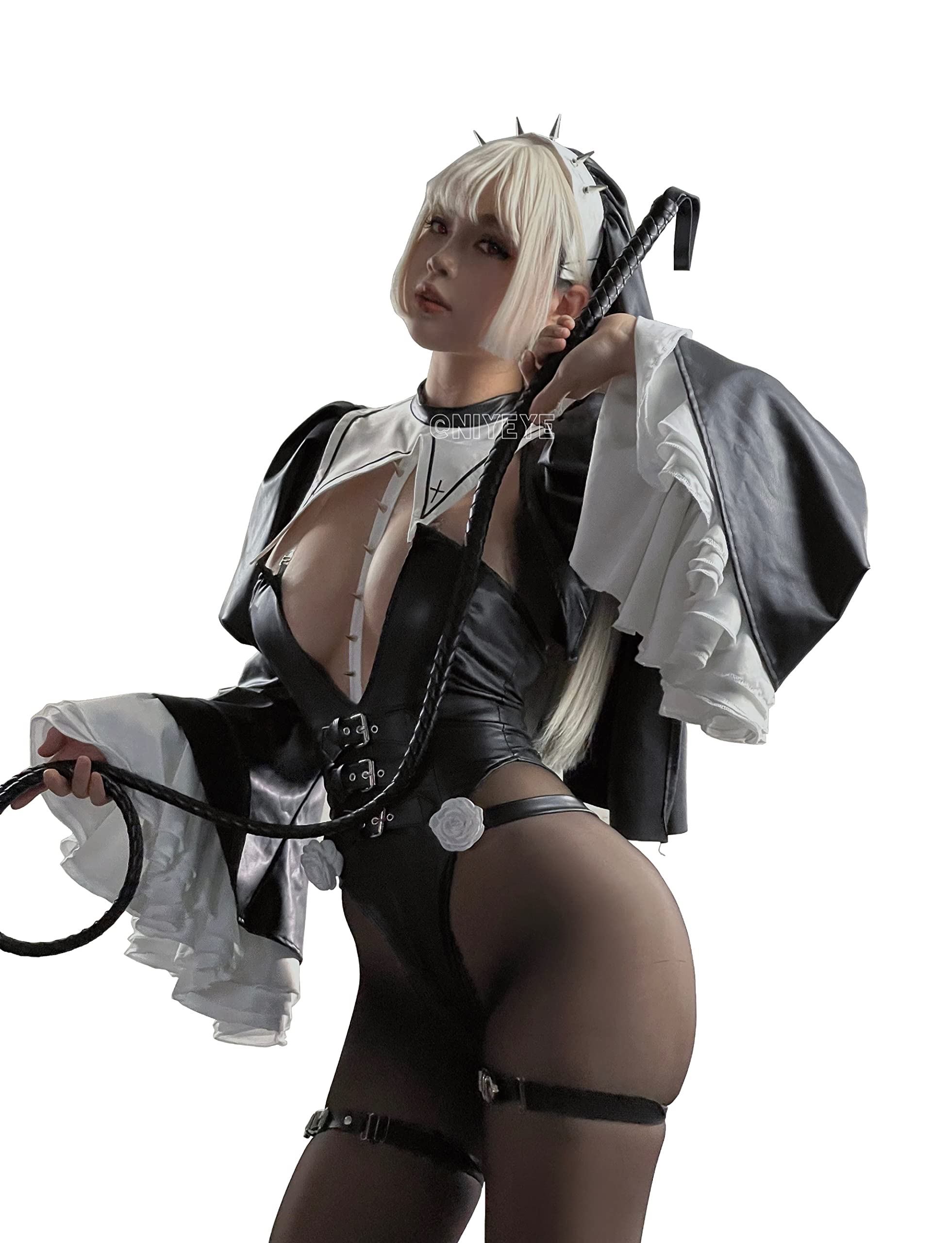 セクシーコスプレ衣装 シスター 歪萌舎 マリームーン Amazon.co.jp: 【姫洋服】歪萌舍 PU革 殺戮のシスター 圣女 修道女